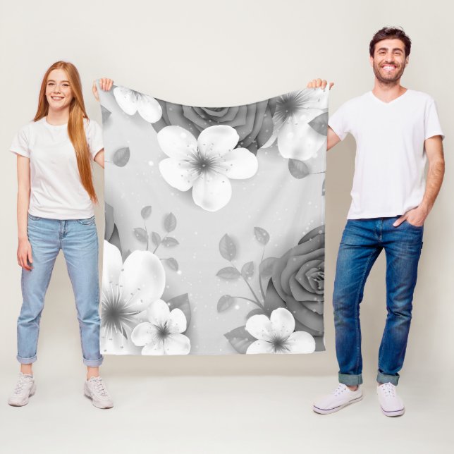 Cobertor De Velo Flores de Aquarela 15 (In Situ)