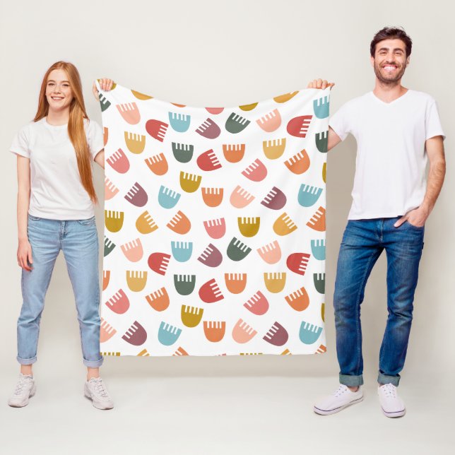 Cobertor De Velo Flores de Boho Mistas (In Situ)