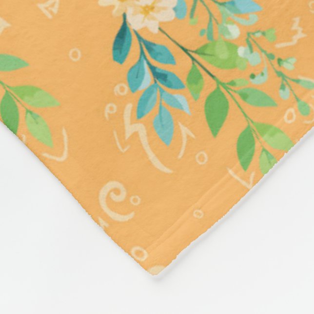 Cobertor De Velo "Flores de Durazno" (Quina)