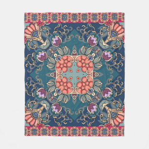 Cobertor De Velo Flores de tulipas, armações florais ornamentais.