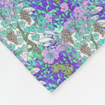 Flores de vinha padrão floral elegante