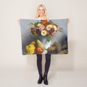 Cobertor De Velo Flores e Frutas, Henri Fantin-Latour