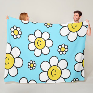Cobertor De Velo Flores felizes 60x80 Folheto