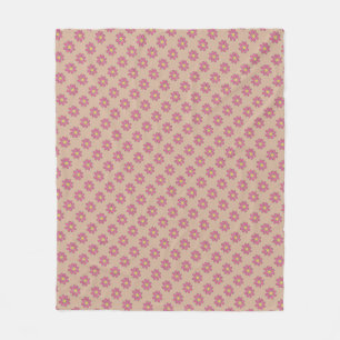 Cobertor De Velo Flores Gráficas Cor-de-Rosa Floral em qualquer Cor
