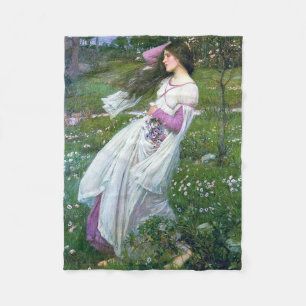 Cobertor De Velo Flores no Vento, John William Waterhouse