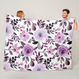 Cobertor De Velo Flores Padrão Moderno e Fresco