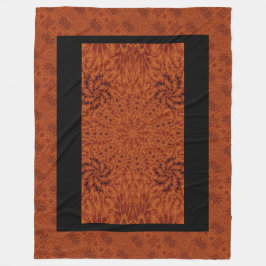 Cobertor De Velo Flores Pretas e Douradas 9