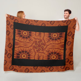 Cobertor De Velo Flores selvagens, pretas e Douradas 22