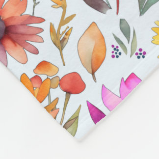 Cobertor De Velo Flores silvestres e Primaveras adoráveis