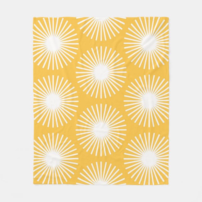 Cobertor De Velo Flores simples: design sem costura escandinava. (Frente)