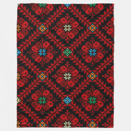 Cobertor De Velo Flores vermelhas Palestina Embroiderme tatreez Pad
