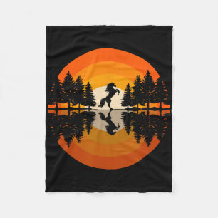 Cobertor De Velo Floresta Ancórdica Natureza Sunset - Cavalo Ancora