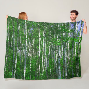 COBERTOR DE VELO FLORESTA BRANCA