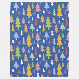 Cobertor De Velo Floresta Florestal Fleece Blanket