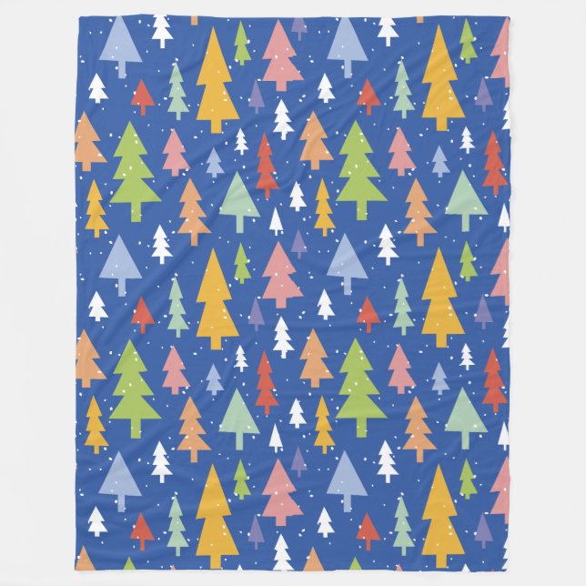 Cobertor De Velo Floresta Florestal Fleece Blanket (Frente)