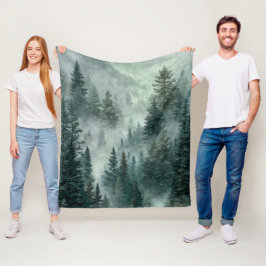 Cobertor De Velo Floresta Mal-humorada 