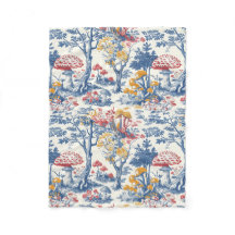 Floresta Mushroom em Toile De Jouy