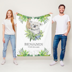 Cobertor De Velo Floresta russa Belo Urso Koala