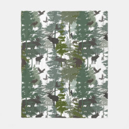 Cobertor De Velo Floresta Selvagem