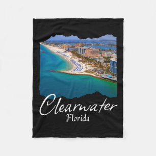 Cobertor De Velo Florida Clearwater Beach Lembrança_Clearwater