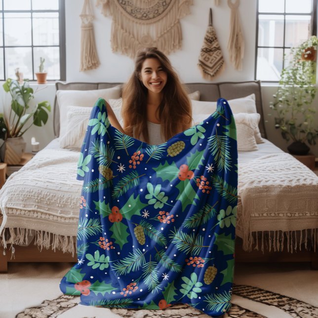 Cobertor De Velo Flórida de salão e pinho de Natal (Criador carregado)