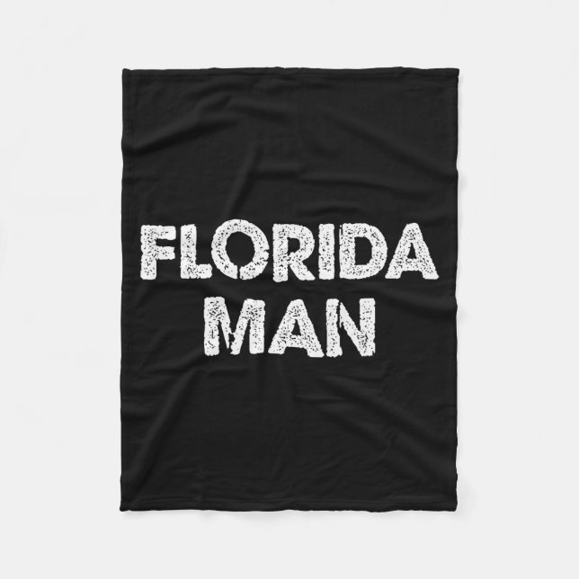 Cobertor De Velo Florida Man - Funny Meme  (Frente)