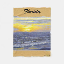 COBERTOR DE VELO FLORIDA OCEANA SUNSET FLEER BLANKET