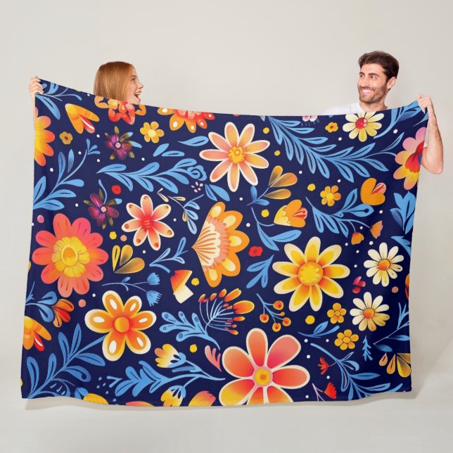 Cobertor De Velo Flourish e Brilho 60x80 Fleece Blanket (In Situ)