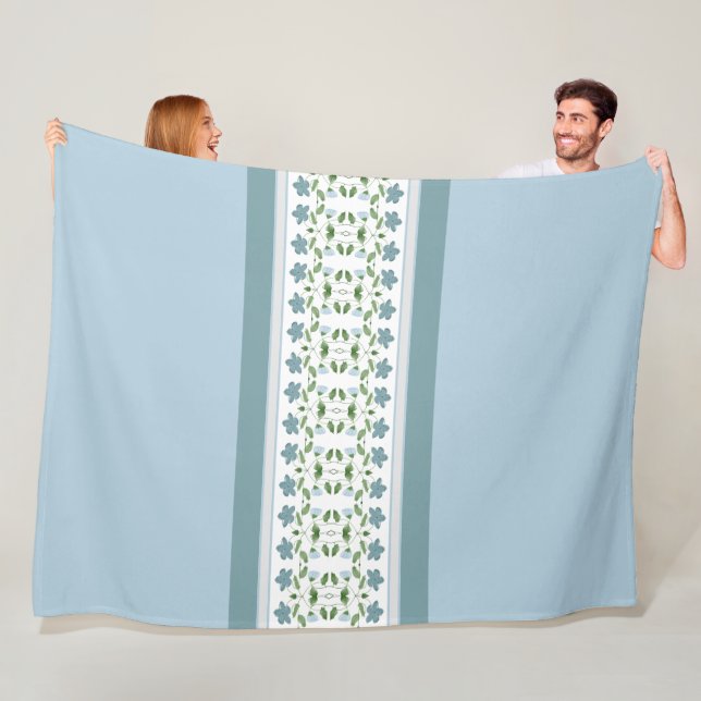 Cobertor De Velo Flower Accented Stripe (In Situ)