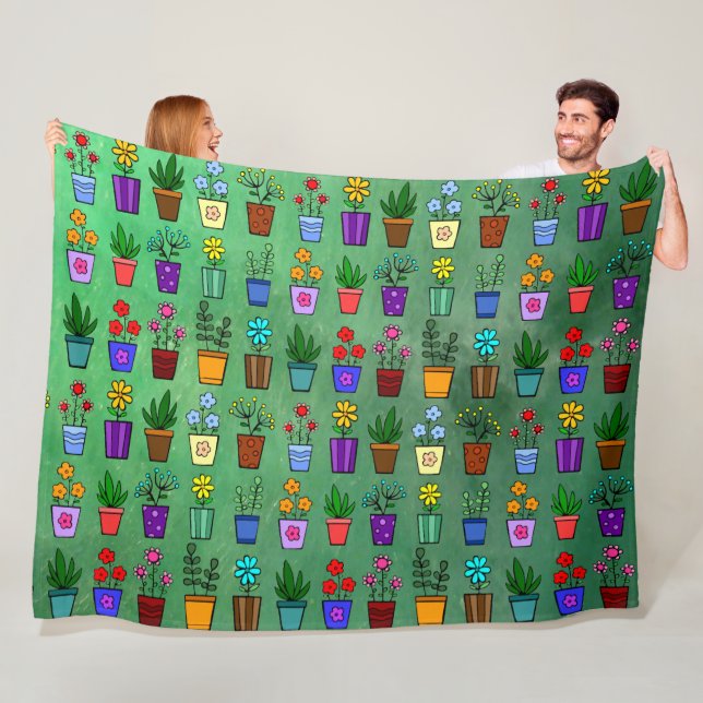 Cobertor De Velo Flowerpots  (In Situ)
