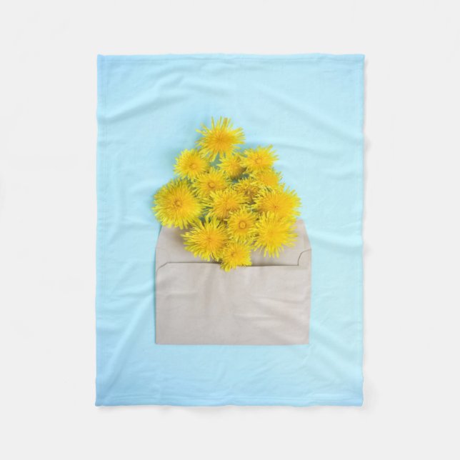 Cobertor De Velo Flowers | Dandelions in Envelope (Frente)