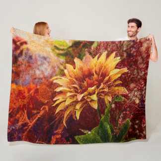 Cobertor De Velo Flowers fulcolors woven blanket Jacquard