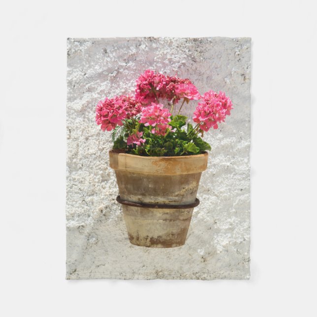 Cobertor De Velo Flowers | Geranium In Flower in Pot (Frente)