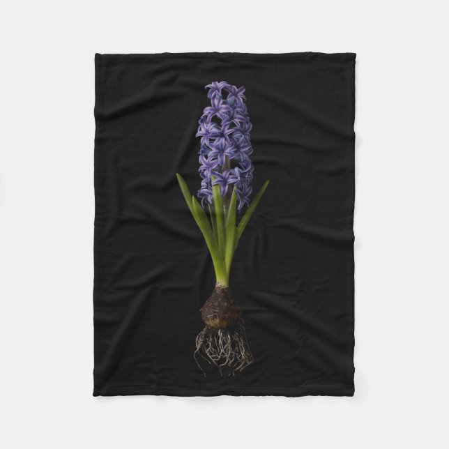 Cobertor De Velo Flowers | Purple Hyacinth Bulb (Frente)
