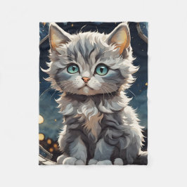 Cobertor De Velo Fluffy Kitten