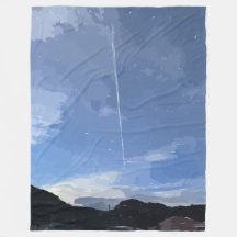 Flyin no Sky Fleece Blanket