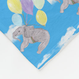 Cobertor De Velo Flying Elephant Cute