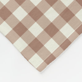 Cobertor De Velo Fofinho Coelhinhos Gingham - padrão neutro.