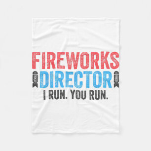 Cobertor De Velo Fogo Diretor T-Shirt 4 de julho