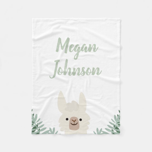 Cobertor De Velo Foguete de Llama (Frente)