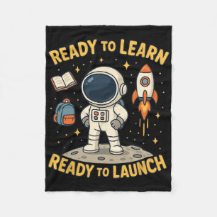 Cobertor De Velo Foguete Lançamento Espacial De Volta à Escola Apre