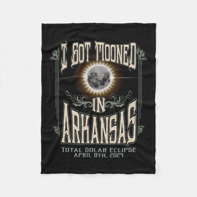 Cobertor De Velo Foi Moonizado No Arkansas Total Solar Eclipse 2024 (Frente)