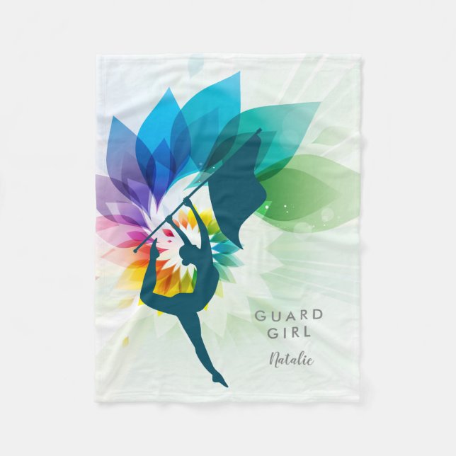 Cobertor De Velo Folha de Guarda de cor personalizável (Frente)