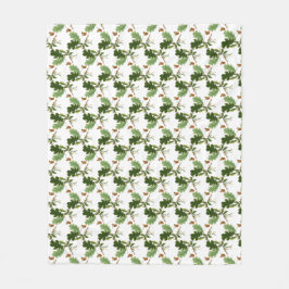 Cobertor De Velo Folha de Oak Elegante e Acorn Fleece Blanket