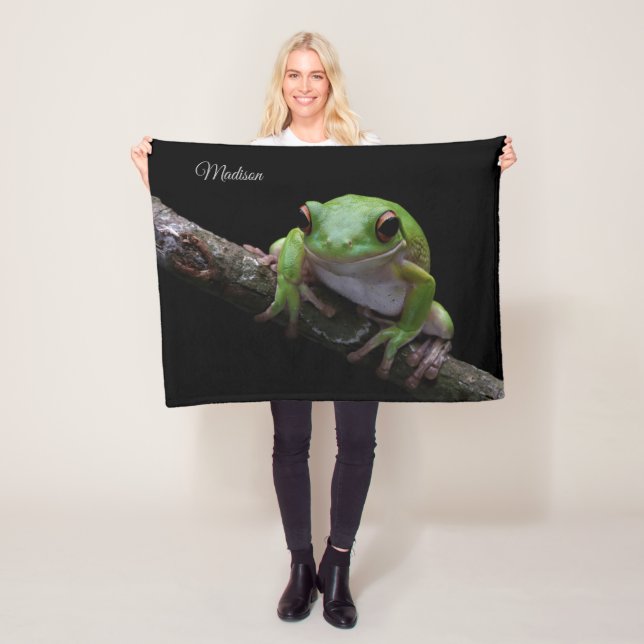 Cobertor De Velo Folha de Sapo de Nome Personalizado (In Situ)
