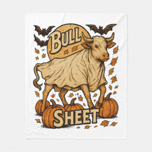 Cobertor De Velo Folha de Touro de Vaca Halloween