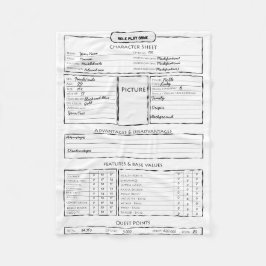 Cobertor De Velo Folha do caráter do jogo do jogo do papel