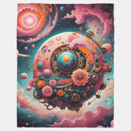 Cobertor De Velo Folha do Mundo Rosa