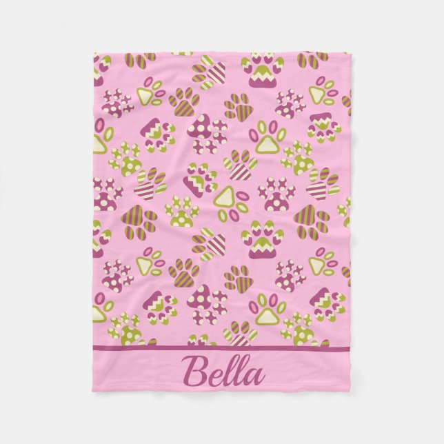 Cobertor De Velo Folha rosa Folha de Folha de Carne (Frente)