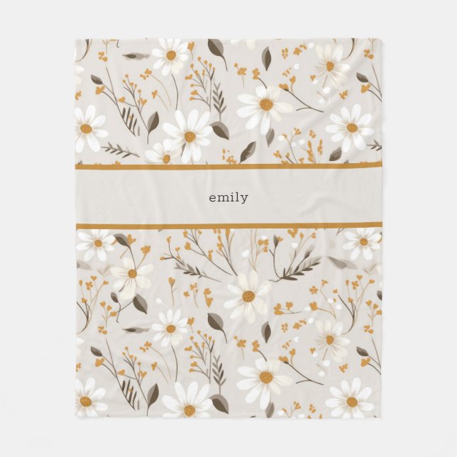 Cobertor De Velo Folhagem neutra de queda (Frente)